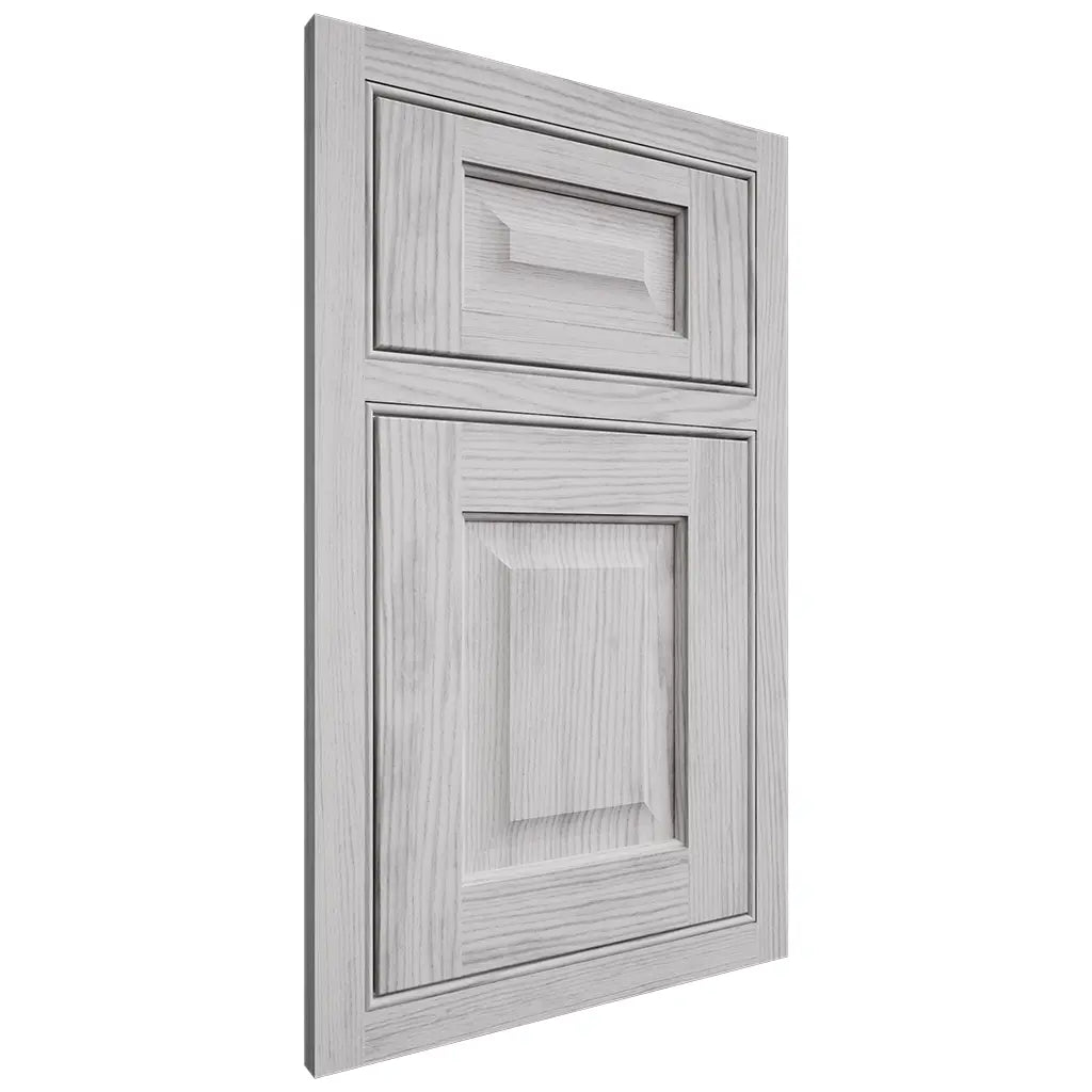 Shiloh Cabinetry Beaded Inset Square Raised Walnut Plain Cut Stratus Door