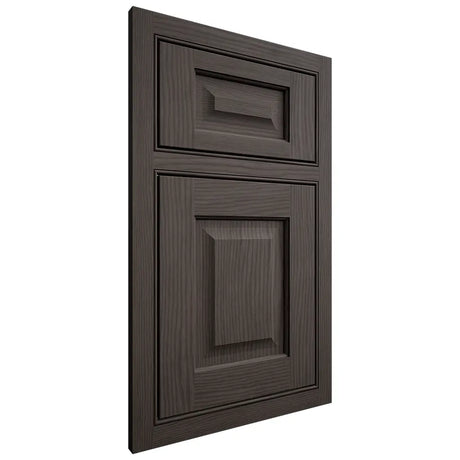 Shiloh Cabinetry Beaded Inset Square Raised White Oak Plain Cut Creekside Door