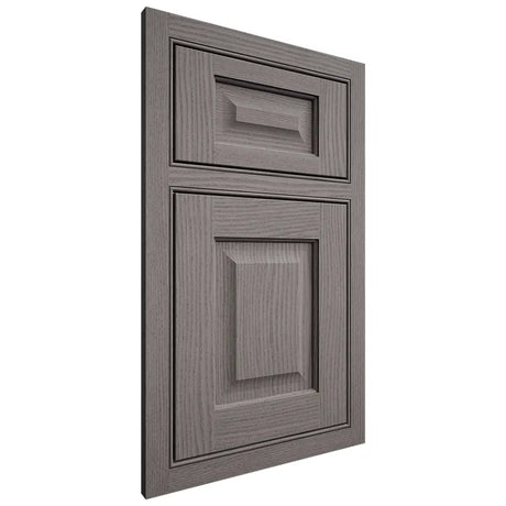 Shiloh Cabinetry Beaded Inset Square Raised White Oak Plain Cut Flagstone Door