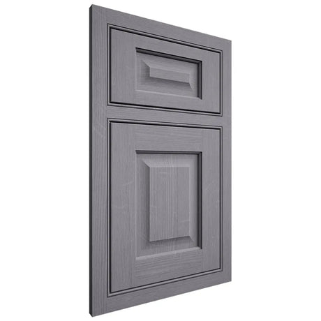 Shiloh Cabinetry Beaded Inset Square Raised White Oak Quarter Sawn Cadet Door