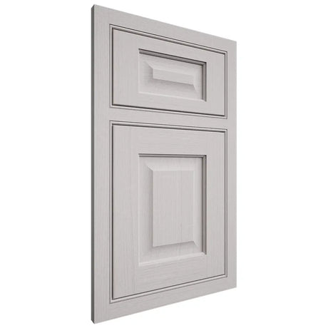 Shiloh Cabinetry Beaded Inset Square Raised White Oak Quarter Sawn Cotton Door