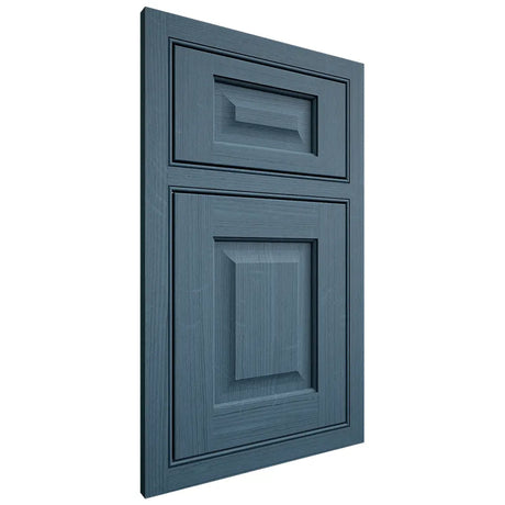 Shiloh Cabinetry Beaded Inset Square Raised White Oak Quarter Sawn Hudson Door