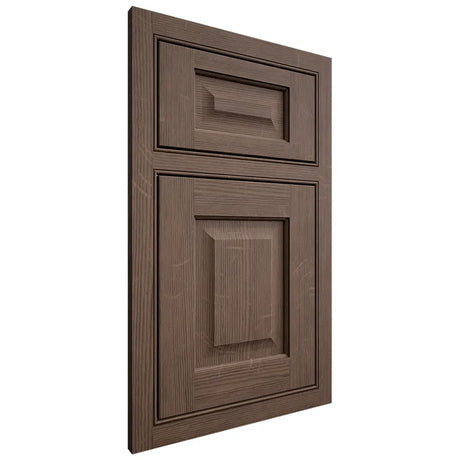 Shiloh Cabinetry Beaded Inset Square Raised White Oak Quarter Sawn Mineral Door