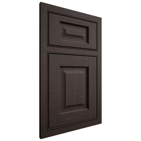 Shiloh Cabinetry Beaded Inset Square Raised White Oak Quarter Sawn Morel Door