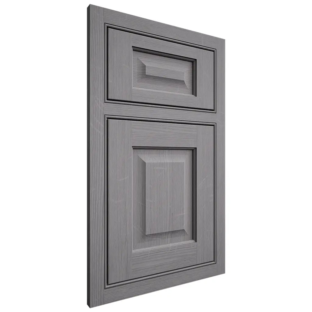 Shiloh Cabinetry Beaded Inset Square Raised White Oak Quarter Sawn Sterling Door