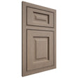 Shiloh Cabinetry Beaded Inset Square Raised White Oak Rift Cut Almond Door