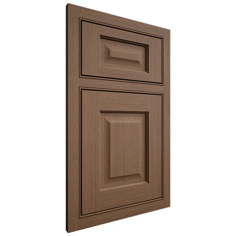 Shiloh Cabinetry Beaded Inset Square Raised White Oak Rift Cut Autumn Door