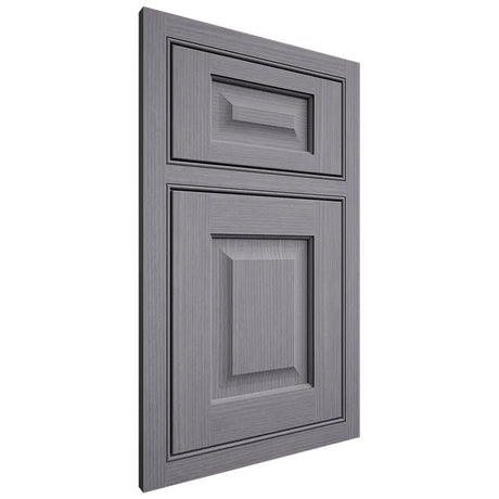 Shiloh Cabinetry Beaded Inset Square Raised White Oak Rift Cut Cadet Door