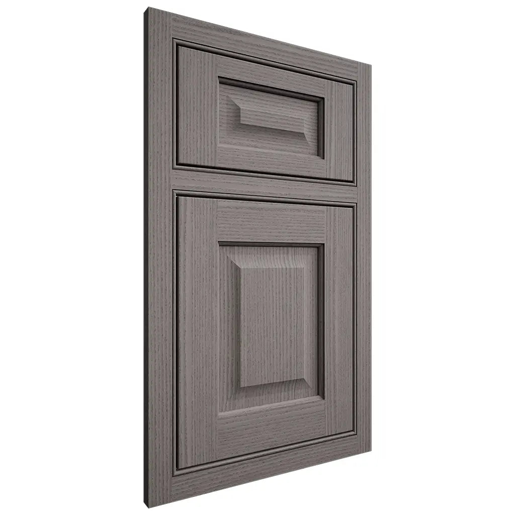 Shiloh Cabinetry Beaded Inset Square Raised White Oak Rift Cut Flagstone Door