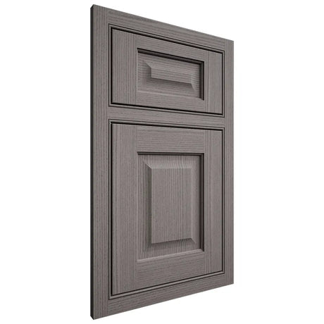 Shiloh Cabinetry Beaded Inset Square Raised White Oak Rift Cut Flagstone Door