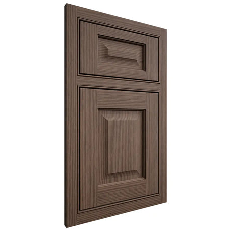 Shiloh Cabinetry Beaded Inset Square Raised White Oak Rift Cut Mineral Door