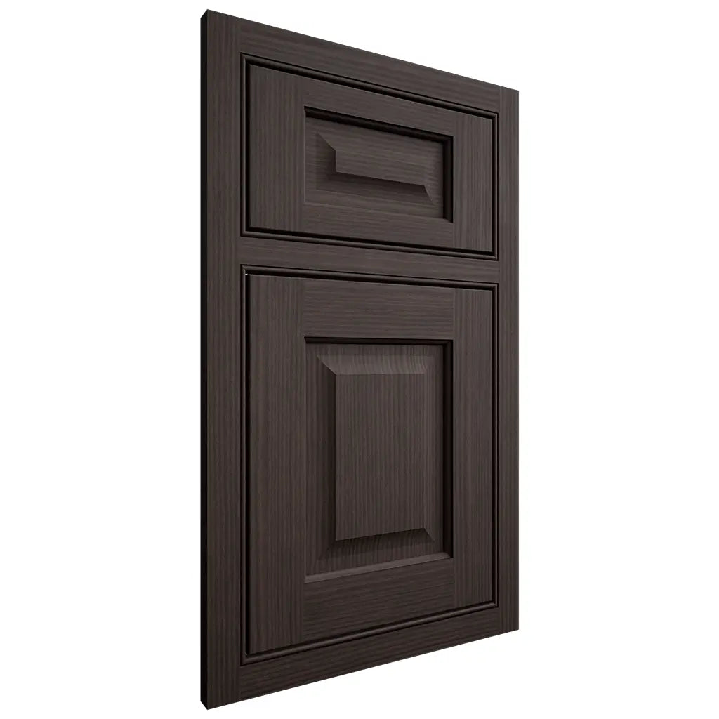 Shiloh Cabinetry Beaded Inset Square Raised White Oak Rift Cut Morel Door