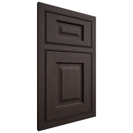 Shiloh Cabinetry Beaded Inset Square Raised White Oak Rift Cut Morel Door