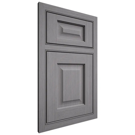 Shiloh Cabinetry Beaded Inset Square Raised White Oak Rift Cut Sterling Door