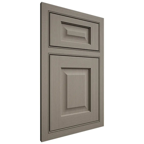 Shiloh Cabinetry Beaded Inset Square Raised White Oak Rift Cut Thyme Door
