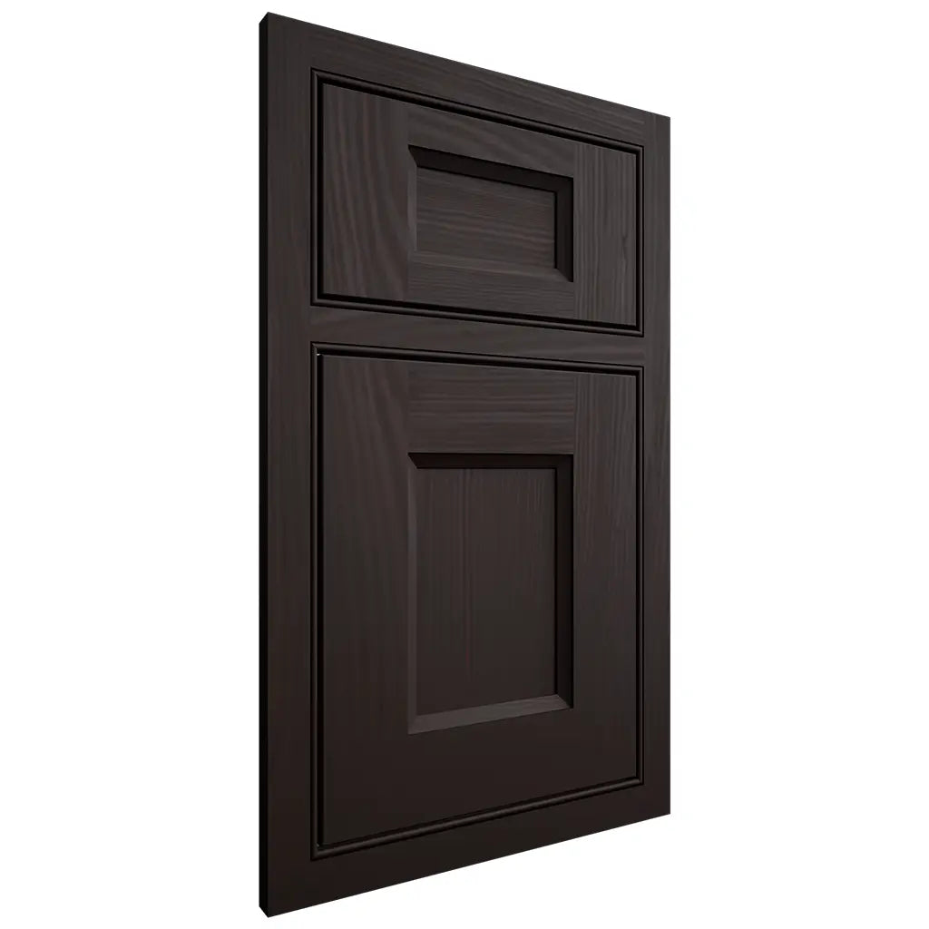 Shiloh Cabinetry Beaded Inset Statesville Alder Plain Cut Espresso Door