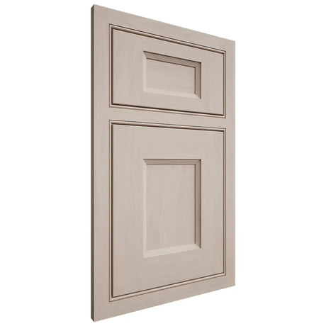 Shiloh Cabinetry Beaded Inset Statesville Alder Plain Cut White Sands Door