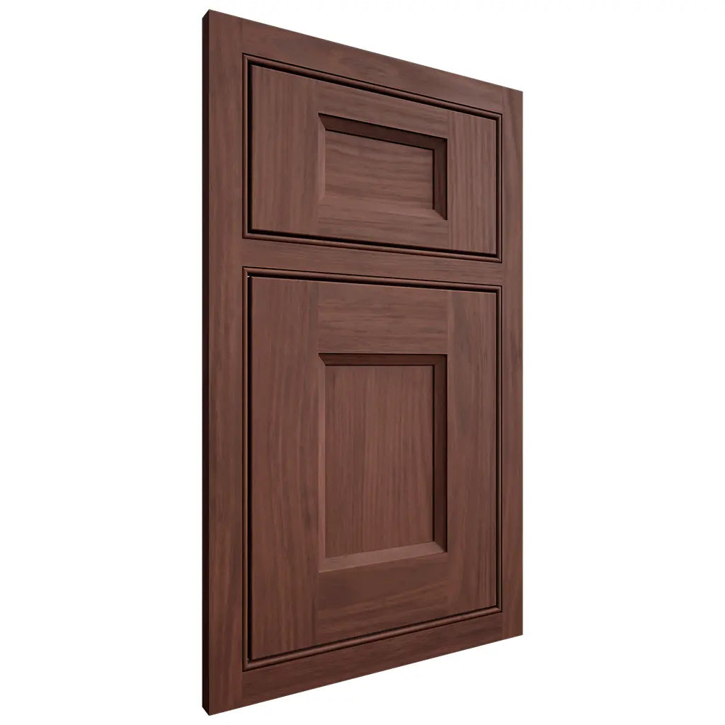 Shiloh Cabinetry Beaded Inset Statesville Cherry Plain Cut Bourbon Door