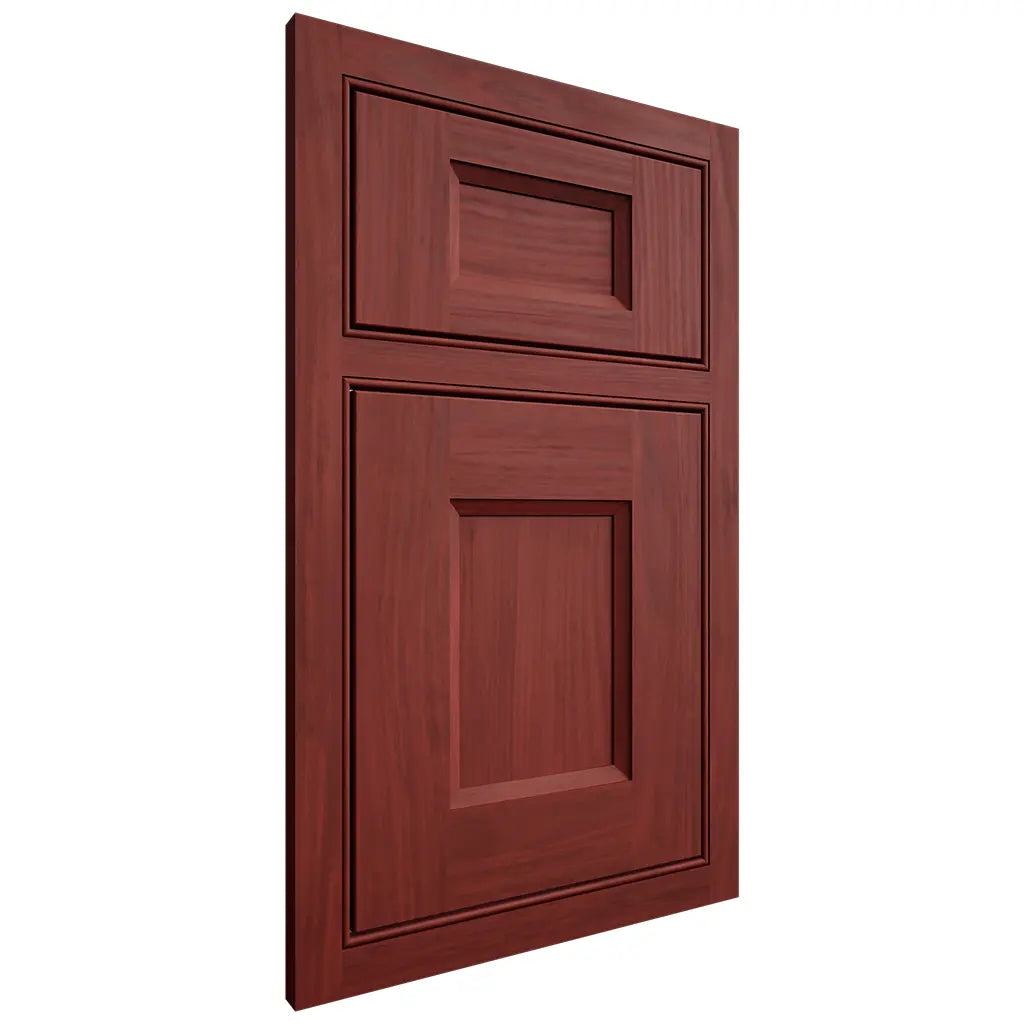Shiloh Cabinetry Beaded Inset Statesville Cherry Plain Cut Red Door