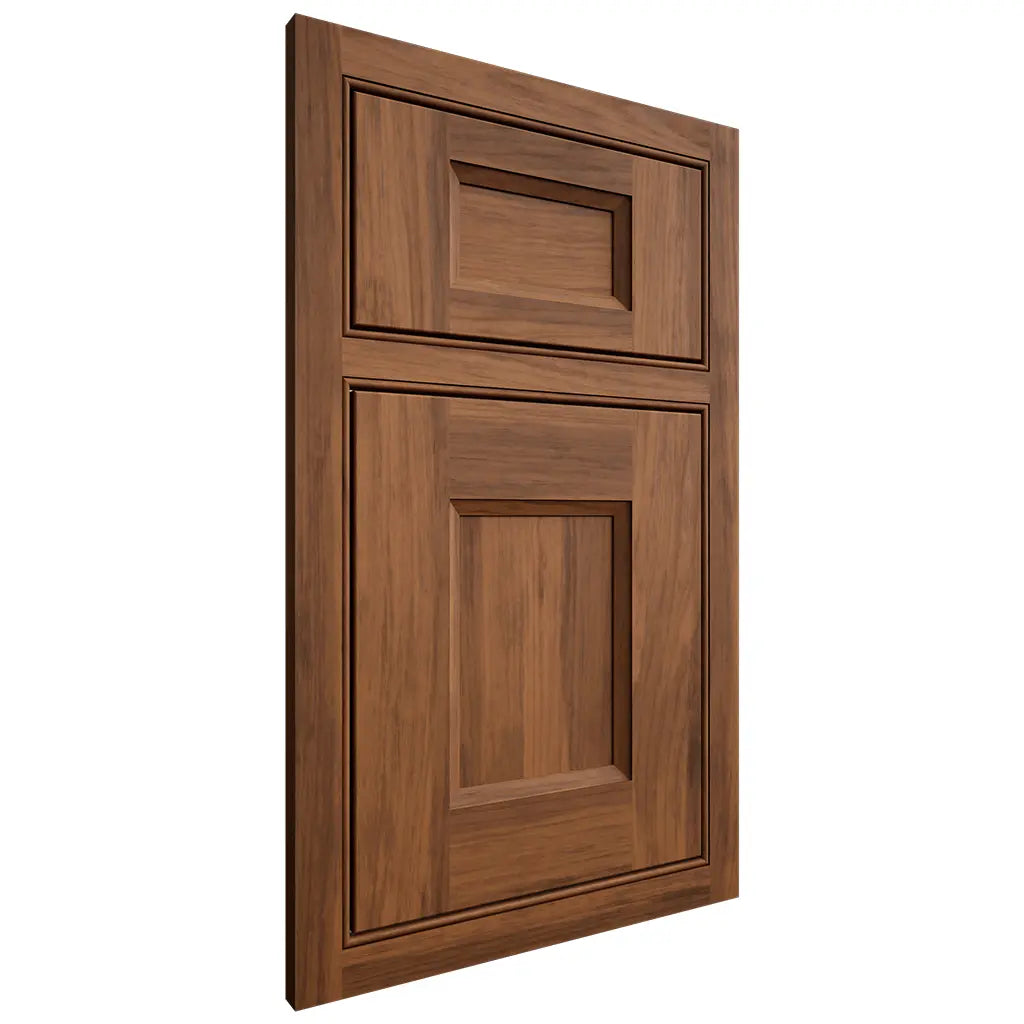 Shiloh Cabinetry Beaded Inset Statesville Hickory Plain Cut Burnt Sugar Door
