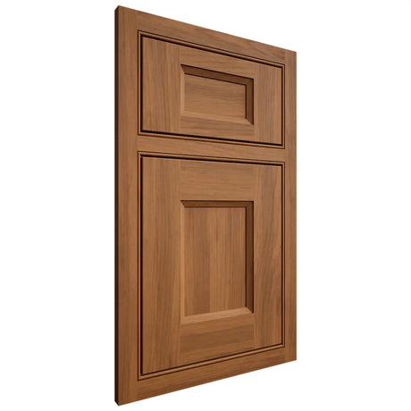 Shiloh Cabinetry Beaded Inset Statesville Hickory Plain Cut Chestnut Door