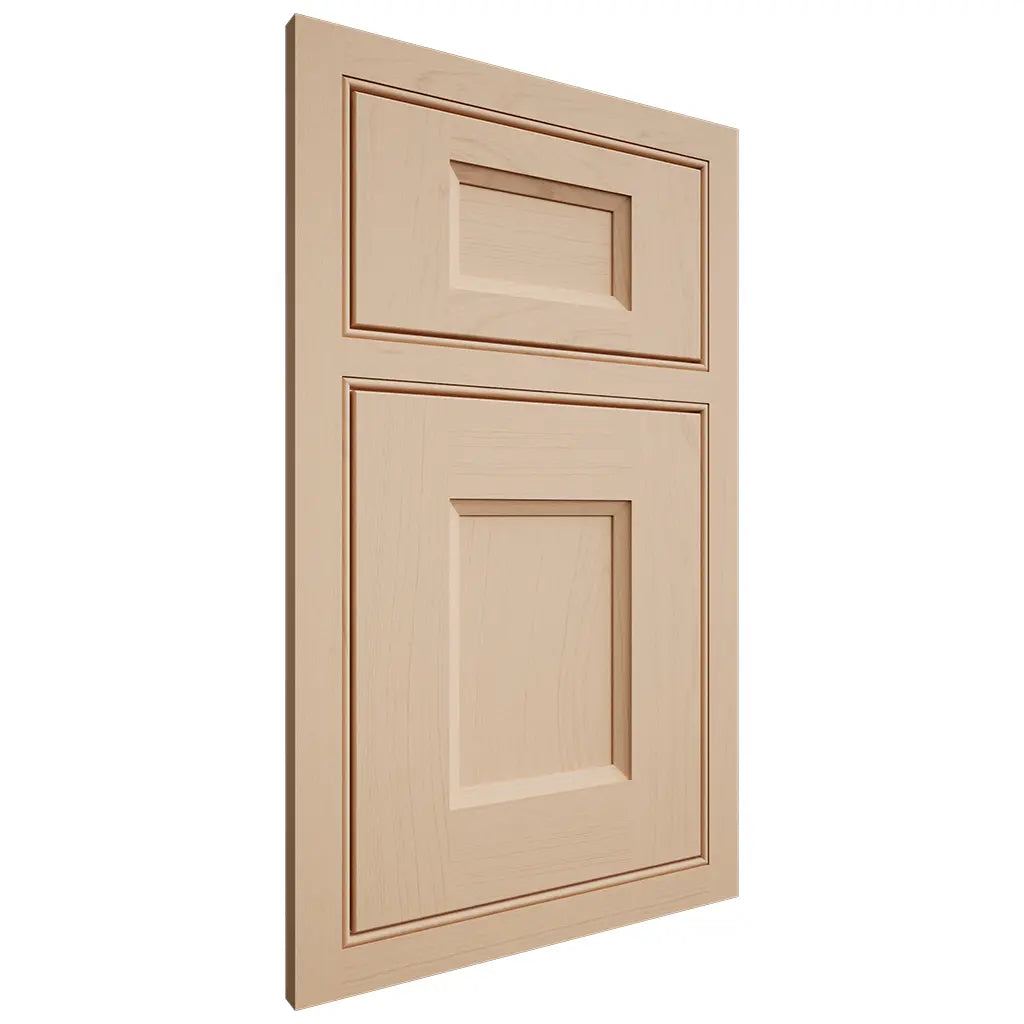 Shiloh Cabinetry Beaded Inset Statesville Maple Plain Cut Natural Door