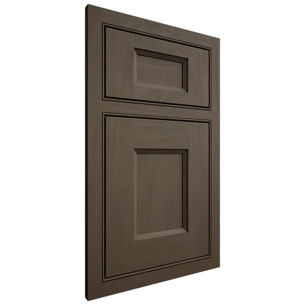 Shiloh Cabinetry Beaded Inset Statesville Maple Plain Cut Perfect Brown Door