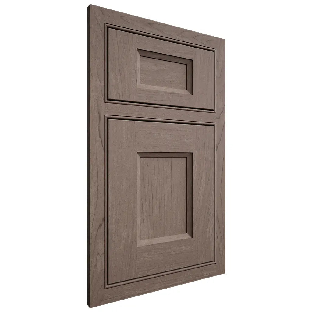 Shiloh Cabinetry Beaded Inset Statesville Poplar Plain Cut River Rock Door