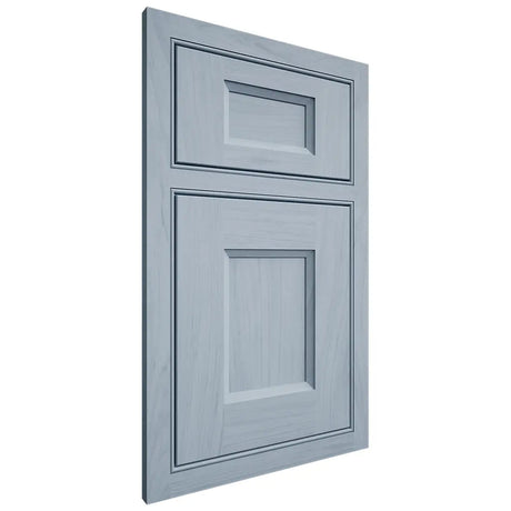 Shiloh Cabinetry Beaded Inset Statesville Poplar Plain Cut Sky Door
