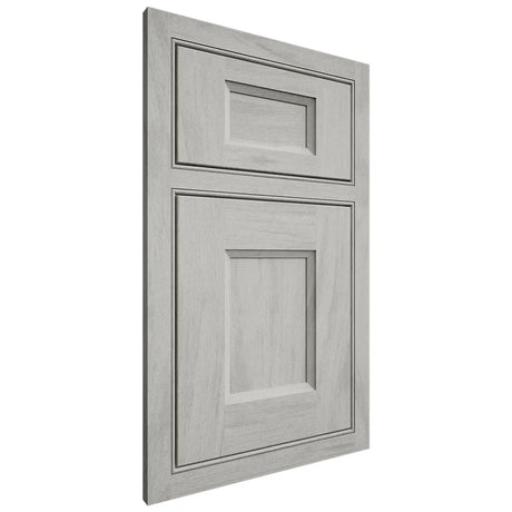 Shiloh Cabinetry Beaded Inset Statesville Poplar Plain Cut Stratus Door