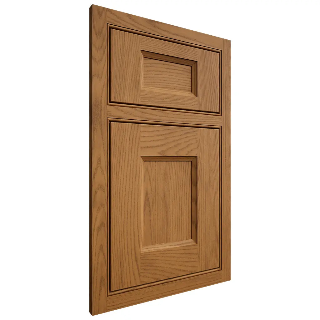 Shiloh Cabinetry Beaded Inset Statesville Red Oak Plain Cut Autumn Door