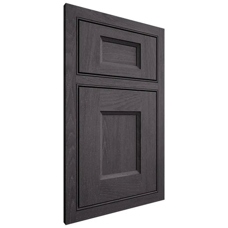 Shiloh Cabinetry Beaded Inset Statesville Red Oak Plain Cut Harbor Door