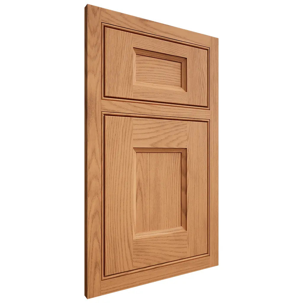 Shiloh Cabinetry Beaded Inset Statesville Red Oak Plain Cut Medium Door