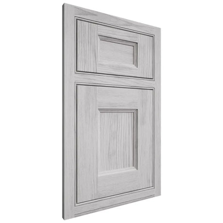Shiloh Cabinetry Beaded Inset Statesville Walnut Plain Cut Stratus Door