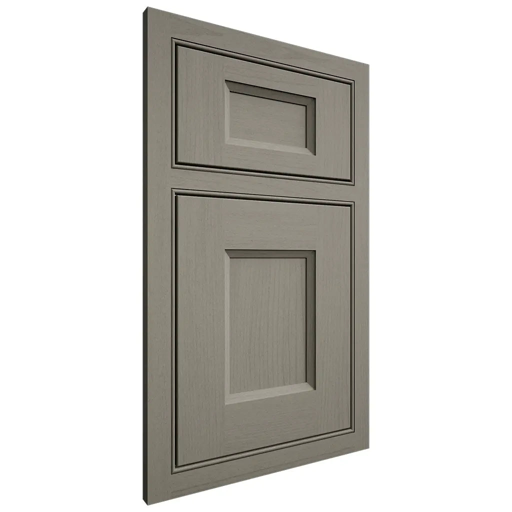Shiloh Cabinetry Beaded Inset Statesville Walnut Plain Cut Thyme Door