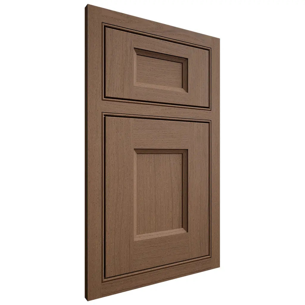 Shiloh Cabinetry Beaded Inset Statesville White Oak Plain Cut Autumn Door