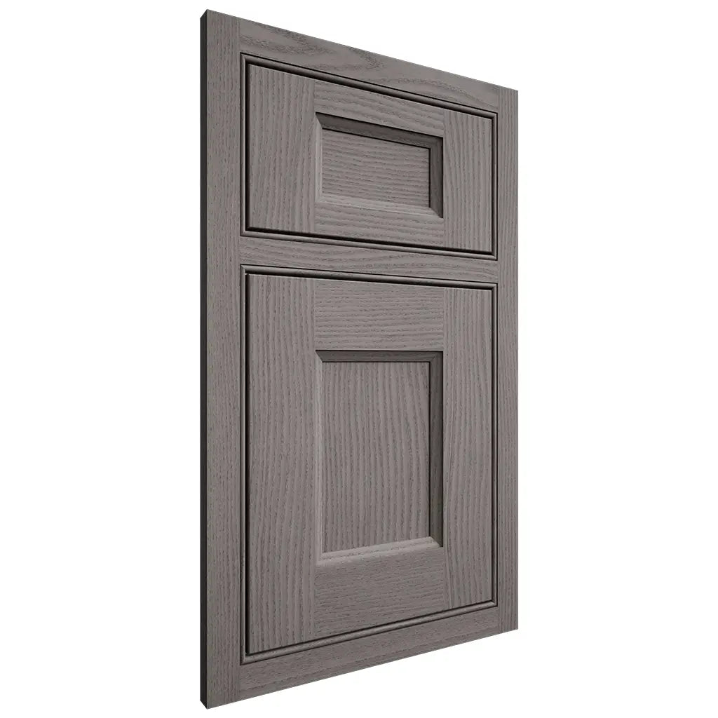 Shiloh Cabinetry Beaded Inset Statesville White Oak Plain Cut Flagstone Door