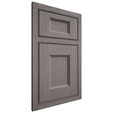 Shiloh Cabinetry Beaded Inset Statesville White Oak Plain Cut Flagstone Door