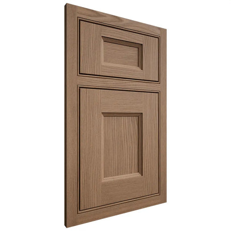 Shiloh Cabinetry Beaded Inset Statesville White Oak Plain Cut Medium Door