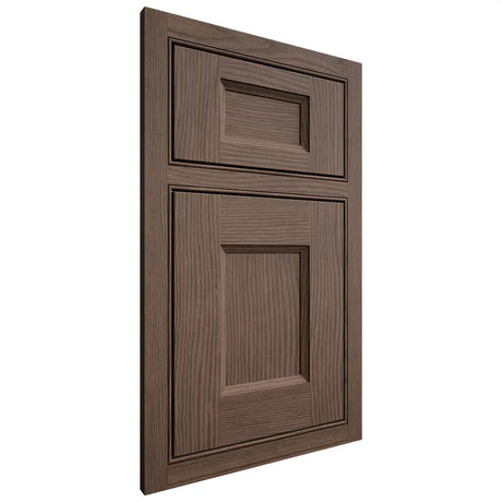 Shiloh Cabinetry Beaded Inset Statesville White Oak Plain Cut Mineral Door