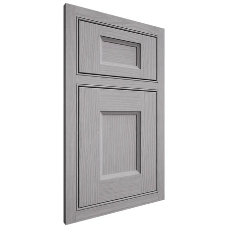 Shiloh Cabinetry Beaded Inset Statesville White Oak Plain Cut Stratus Door
