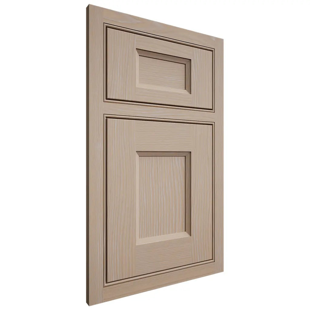Shiloh Cabinetry Beaded Inset Statesville White Oak Plain Cut Straw Door