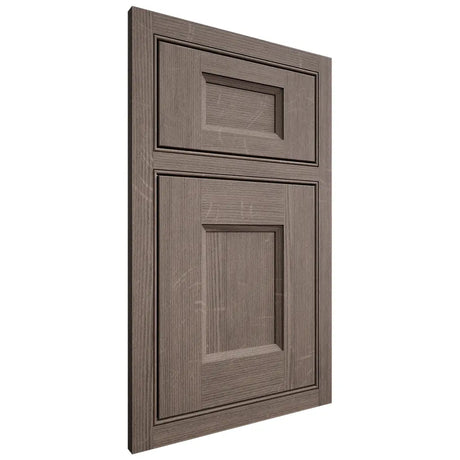 Shiloh Cabinetry Beaded Inset Statesville White Oak Quarter Sawn Clay Door