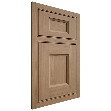 Shiloh Cabinetry Beaded Inset Statesville White Oak Quarter Sawn Natural Door