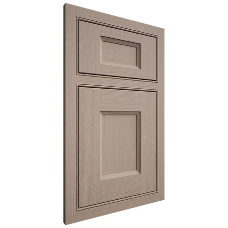Shiloh Cabinetry Beaded Inset Statesville White Oak Quarter Sawn Whitewash Door