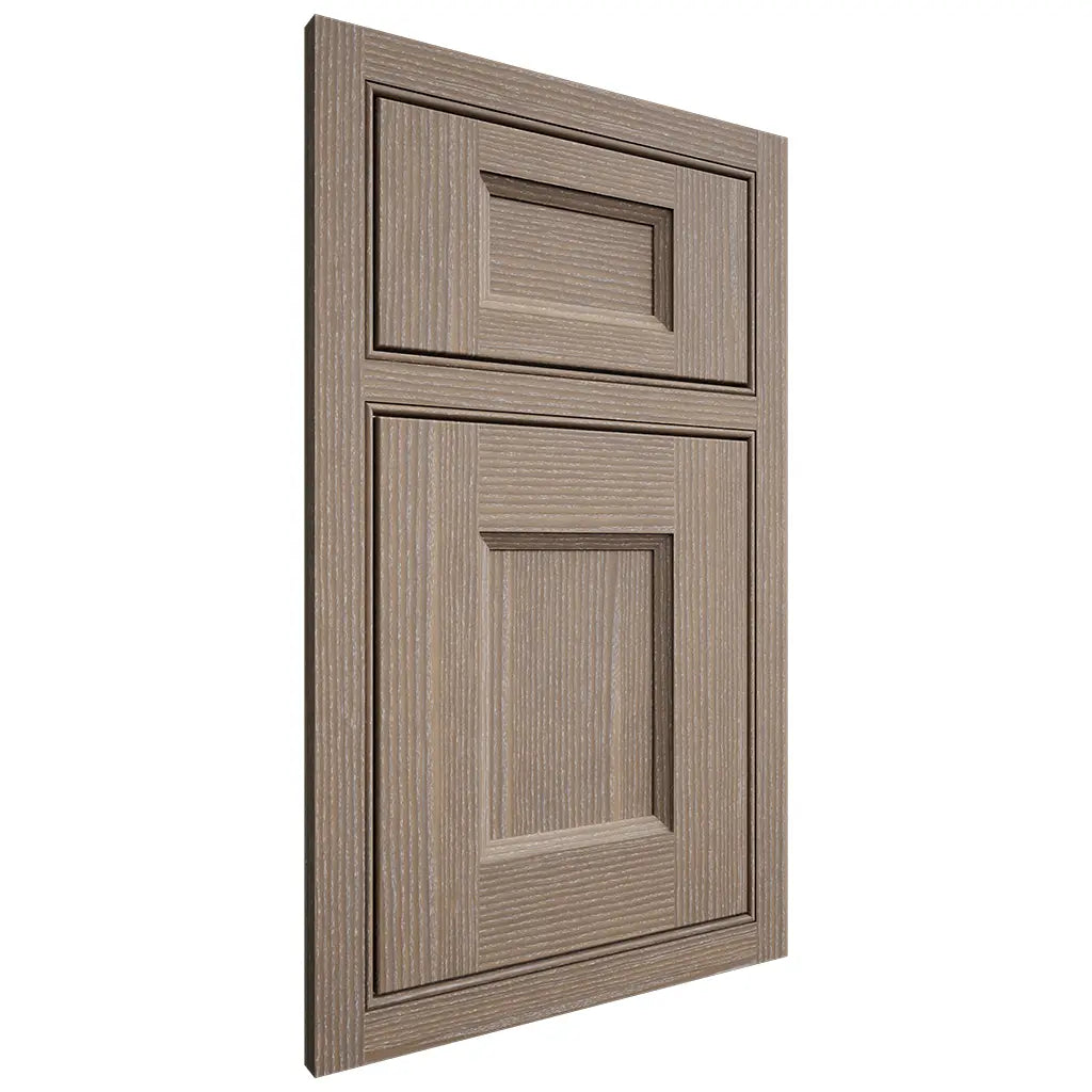 Shiloh Cabinetry Beaded Inset Statesville White Oak Rift Cut Almond Door