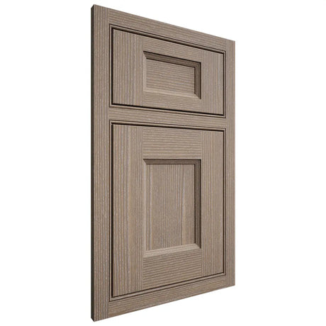 Shiloh Cabinetry Beaded Inset Statesville White Oak Rift Cut Almond Door