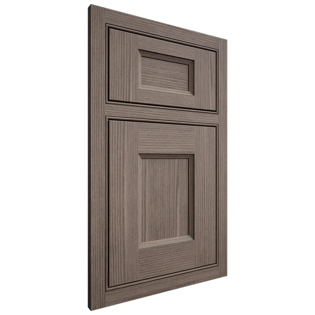 Shiloh Cabinetry Beaded Inset Statesville White Oak Rift Cut Clay Door