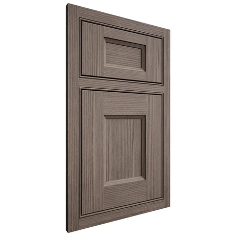 Shiloh Cabinetry Beaded Inset Statesville White Oak Rift Cut Clay Door