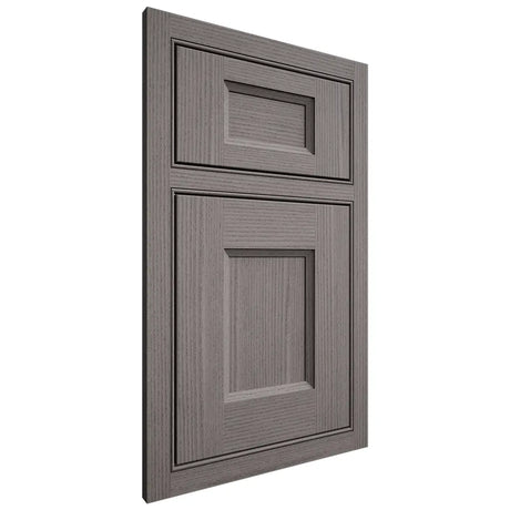 Shiloh Cabinetry Beaded Inset Statesville White Oak Rift Cut Flagstone Door